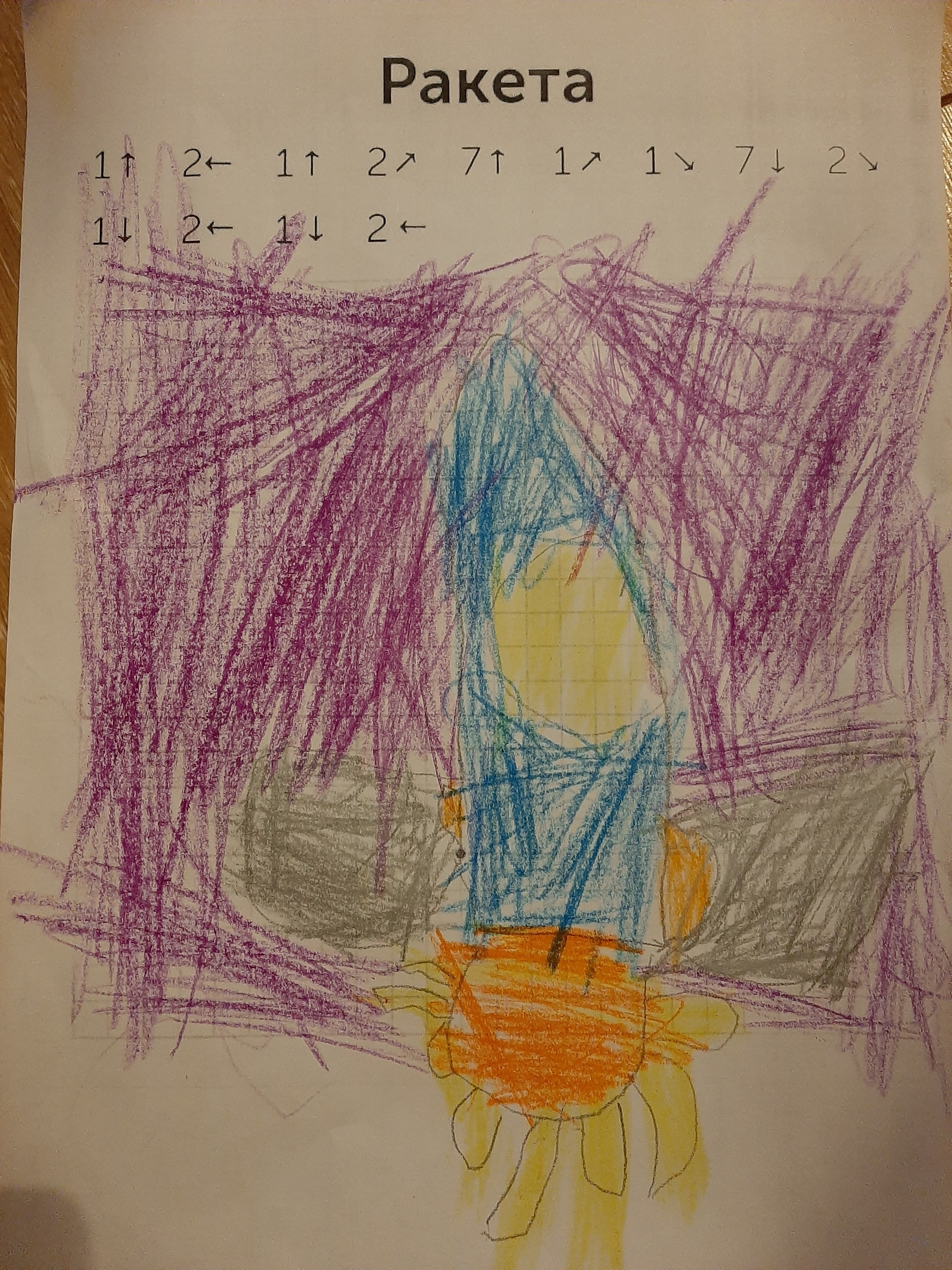 Рисунок участника Курынцев Юрий, 5 лет